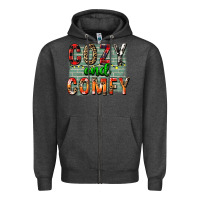 Charcoal Heather cozy and comfy Zipper Hoodie - FaDigitalArtStudio