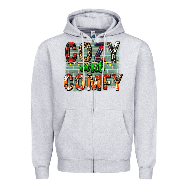Cozy And Comfy Zipper Hoodie by FaDigitalArtStudio | Teevron