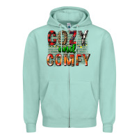 Seafoam cozy and comfy Zipper Hoodie - FaDigitalArtStudio