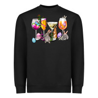 Black Easter wine glasses Heavyweight Sweatshirt - OliviaCreatesArt