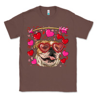 Chestnut valentine's day  brown english bulldog Classic Tee - RanaPortraitStore
