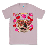 Valentine's Day  Brown English Bulldog Classic Tee | Teevron