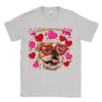 Moon Dust valentine's day  brown english bulldog Classic Tee - RanaPortraitStore