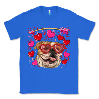 True Royal valentine's day  brown english bulldog Classic Tee - RanaPortraitStore