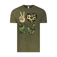 Vintage Olive Peace Love Vintage Tee - Bettercallsaul