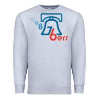 Heather Grey bell,76ers Premium Sweatshirt - tuanDangUi