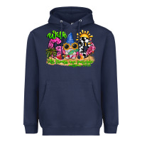 Navy with god all things are possible summer Heavyweight Hoodie - CowhideDigitalArt