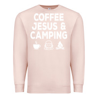 Pale Pink camp camping camper campfire campsite hiking gift Premium Sweatshirt - tuanDangUi