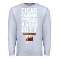 Heather Grey funny cigar smoker humidor gift set cigar lover sm Premium Sweatshirt - tuanDangUi