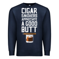 Navy funny cigar smoker humidor gift set cigar lover sm Premium Sweatshirt - tuanDangUi