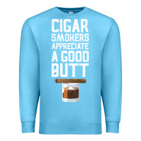 Ocean Blue funny cigar smoker humidor gift set cigar lover sm Premium Sweatshirt - tuanDangUi