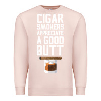 Pale Pink funny cigar smoker humidor gift set cigar lover sm Premium Sweatshirt - tuanDangUi