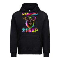 Black rainbow sheep suffolk sheep Urban Hoodie - Artiststas