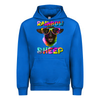 Cobalt rainbow sheep suffolk sheep Urban Hoodie - Artiststas