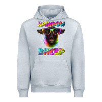 Heather Grey rainbow sheep suffolk sheep Urban Hoodie - Artiststas