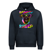 Navy rainbow sheep suffolk sheep Urban Hoodie - Artiststas