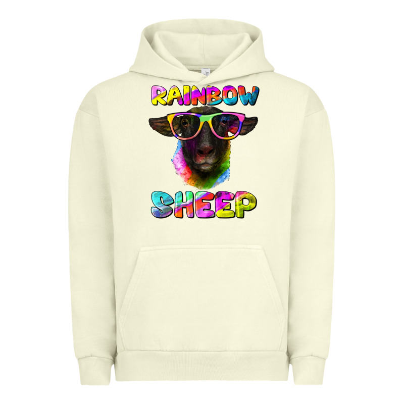 Rainbow Sheep Suffolk Sheep Urban Hoodie by Artiststas | Teevron