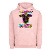 Pigment Salmon rainbow sheep suffolk sheep Urban Hoodie - Artiststas