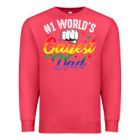 Cardinal 1 worlds gayest dad funny fathers day lgbt pride r Premium Sweatshirt - tuanDangUi