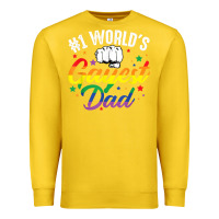 Lemon 1 worlds gayest dad funny fathers day lgbt pride r Premium Sweatshirt - tuanDangUi