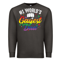 Smoke 1 worlds gayest dad funny fathers day lgbt pride r Premium Sweatshirt - tuanDangUi