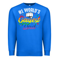 True Royal 1 worlds gayest dad funny fathers day lgbt pride r Premium Sweatshirt - tuanDangUi