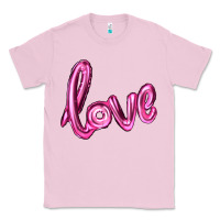 Bubblegum Pink valentine's day love balloon Classic Tee - RanaPortraitStore