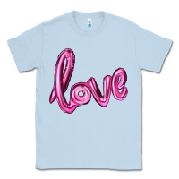 Dusty Blue valentine's day love balloon Classic Tee - RanaPortraitStore