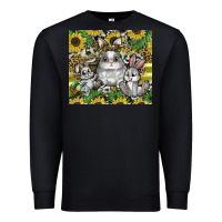 Black easter Premium Sweatshirt - CowhideDigitalArt