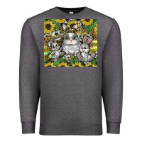 Charcoal Heather easter Premium Sweatshirt - CowhideDigitalArt
