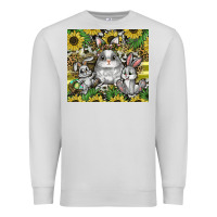 Dove Grey easter Premium Sweatshirt - CowhideDigitalArt