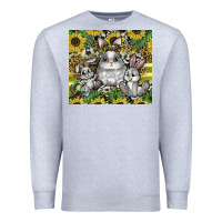 Heather Grey easter Premium Sweatshirt - CowhideDigitalArt
