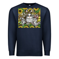 Navy easter Premium Sweatshirt - CowhideDigitalArt