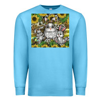Ocean Blue easter Premium Sweatshirt - CowhideDigitalArt