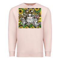 Pale Pink easter Premium Sweatshirt - CowhideDigitalArt