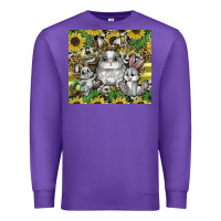 Purple easter Premium Sweatshirt - CowhideDigitalArt