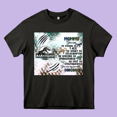 Don't Mess With Mamasaurus Heavy Core Tee Designed By Jahusdesignshop