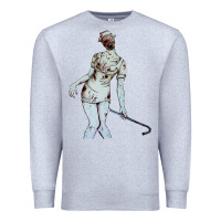 Heather Grey silent hill nurse Premium Sweatshirt - tuanDangUi