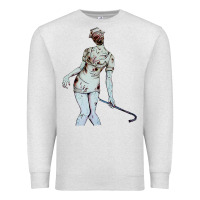 Oatmeal Heather silent hill nurse Premium Sweatshirt - tuanDangUi