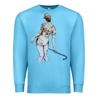 Ocean Blue silent hill nurse Premium Sweatshirt - tuanDangUi