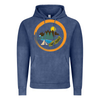Vintage Denim I hate people camping hiking Vintage Hoodie - Bettercallsaul