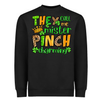 Black St. Patrick's They call me mister pinch charming Heavyweight Sweatshirt - OliviaCreatesArt