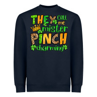 Navy St. Patrick's They call me mister pinch charming Heavyweight Sweatshirt - OliviaCreatesArt