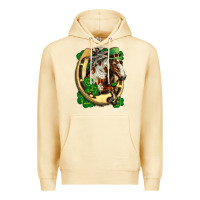 Pina Colada Horse with horseshoe st patricks day Premium Hoodie - FaDigitalArtStudio