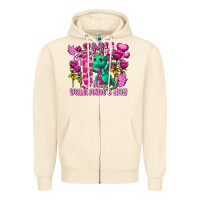 Sandshell my first valentine's day dragon Zipper Hoodie - FaDigitalArtStudio