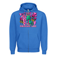True Royal my first valentine's day dragon Zipper Hoodie - FaDigitalArtStudio