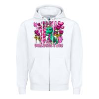 White my first valentine's day dragon Zipper Hoodie - FaDigitalArtStudio