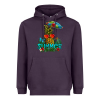 Plum Summer Heavyweight Hoodie - CowhideDigitalArt