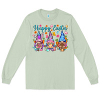 Matcha Happy Easter gnomies Easter Day Long Sleeve Tee - HowdyJamesFarm