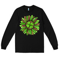 Black lucky leopard st patricks sunflower Long Sleeve Tee - Jasminsmagicworld